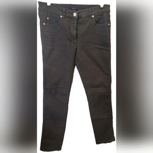 Escada black skinny jeans
